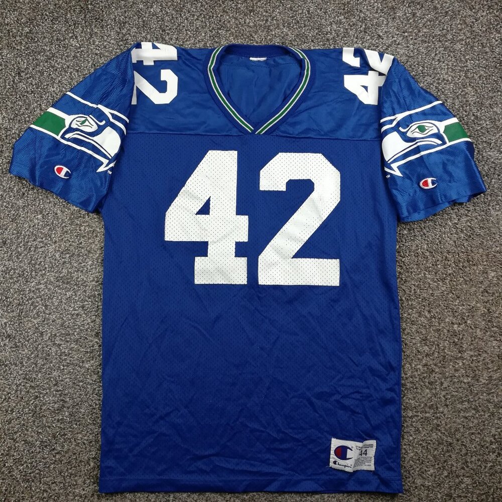Vintage Seattle Seahawks Chris Warren Jersey Champion Mens 44 / Large USA Made